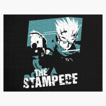 (Vash stampede draw=5972) Jigsaw Puzzle Wooden 300-Piece for Adults Kids Seniors- Home Decor Family Activity Game Wall Art 38x26cm / 15x10inch Birthday Party Gift Toy