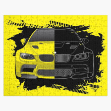 (e92 - Road Rage 01=5995) Jigsaw Puzzle Wooden 300-Piece for Adults Kids Seniors- Home Decor Family Activity Game Wall Art 38x26cm / 15x10inch Birthday Party Gift Toy