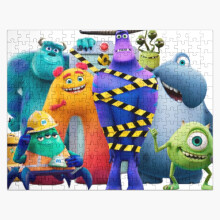(Monsters at Work=5992) Jigsaw Puzzle Wooden 300-Piece for Adults Kids Seniors- Home Decor Family Activity Game Wall Art 38x26cm / 15x10inch Birthday Party Gift Toy