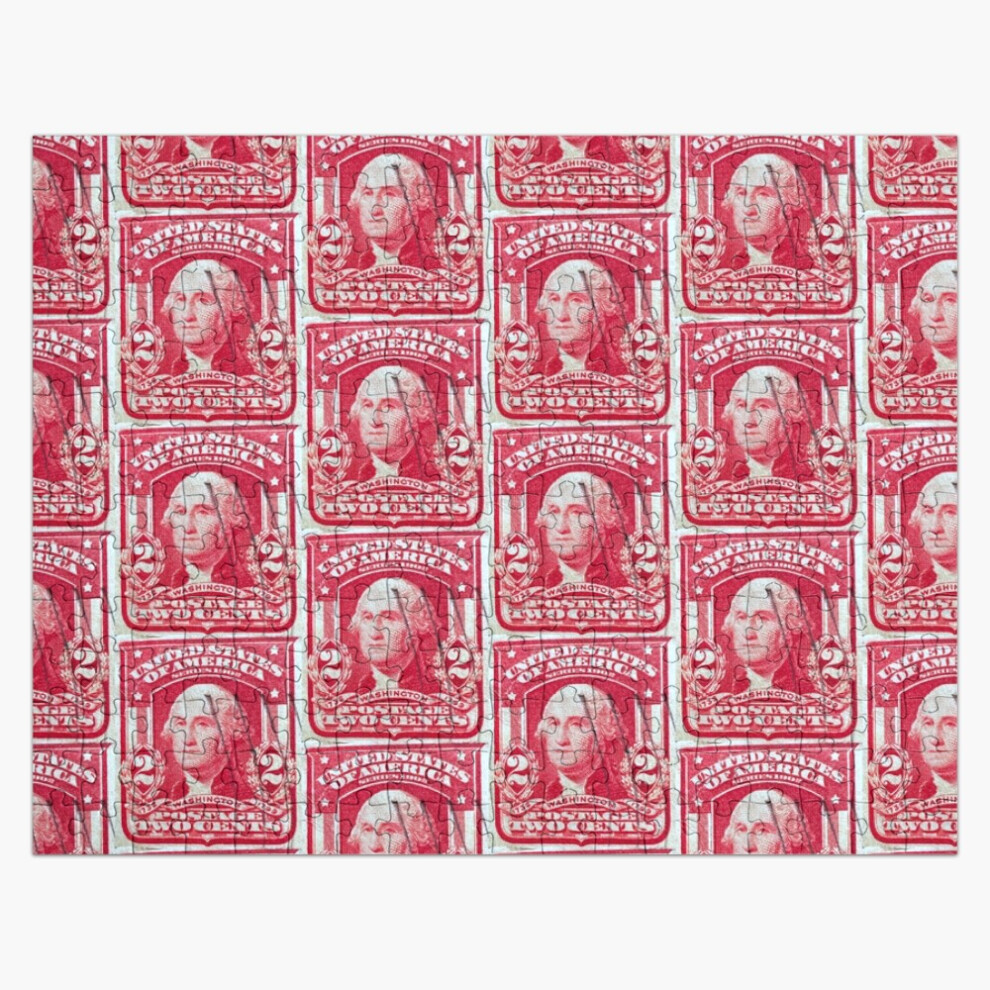 Photos - Jigsaw Puzzle / Mosaic  Jigsaw Puzzle Wooden 300-Piece for Adults Kids Seniors- Home Decor Family Act(George Washington Vintage Postage Stamp=6133)