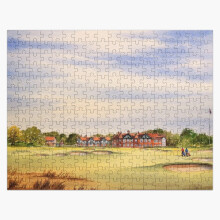 (Royal Lytham And St Annes 18Th Hole=6469) Jigsaw Puzzle Wooden 300-Piece for Adults Kids Seniors- Home Decor Family Activity Game Wall Art 38x26cm / 15x10inch Birthday Party Gift Toy