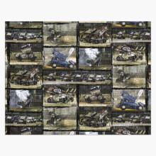 (Sprint car crashes and action montage.=6351) Jigsaw Puzzle Wooden 300-Piece for Adults Kids Seniors- Home Decor Family Activity Game Wall Art 38x26cm / 15x10inch Birthday Party Gift Toy