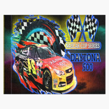 (RACING DAYTONA NASCAR T-SHIRT =6366) Jigsaw Puzzle Wooden 300-Piece for Adults Kids Seniors- Home Decor Family Activity Game Wall Art 38x26cm / 15x10inch Birthday Party Gift Toy