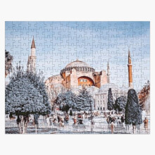(Istanbul turkey mosques beauty=6369) Jigsaw Puzzle Wooden 300-Piece for Adults Kids Seniors- Home Decor Family Activity Game Wall Art 38x26cm / 15x10inch Birthday Party Gift Toy