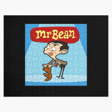 (Mr bean, bear funny=6381) Jigsaw Puzzle Wooden 300-Piece for Adults Kids Seniors- Home Decor Family Activity Game Wall Art 38x26cm / 15x10inch Birthday Party Gift Toy