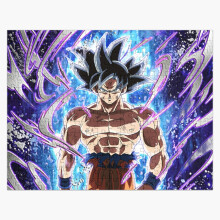 (ultra instinct songoku dragon ball=6397) Jigsaw Puzzle Wooden 300-Piece for Adults Kids Seniors- Home Decor Family Activity Game Wall Art 38x26cm / 15x10inch Birthday Party Gift Toy