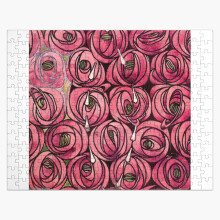 (Charles Rennie Mackintosh=6415) Jigsaw Puzzle Wooden 300-Piece for Adults Kids Seniors- Home Decor Family Activity Game Wall Art 38x26cm / 15x10inch Birthday Party Gift Toy