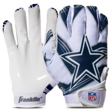 Franklin Sports Dallas Cowboys Jeugd NFL Voetbal Ontvangst Handschoenen - Kids Ontvangst Handschoenen - NFL Teamlogo's