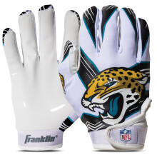 Franklin Sports Jacksonville Jaguars Jeugd NFL Voetbal Ontvanger Handschoenen - Handschoenen Voor Kinderen - NFL Team Logo's