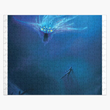 (Subnautica - Ghost Leviathan=7004) Jigsaw Puzzle Wooden 300-Piece for Adults Kids Seniors- Home Decor Family Activity Game Wall Art 38x26cm / 15x10inch Birthday Party Gift Toy