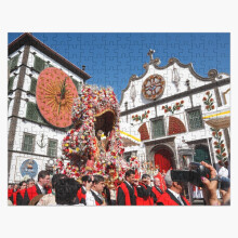 (Religious festival in Azores=7651) Jigsaw Puzzle Wooden 300-Piece for Adults Kids Seniors- Home Decor Family Activity Game Wall Art 38x26cm / 15x10inch Birthday Party Gift Toy