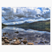 (Schiehallion Mountain and Loch Rannoch,Scotland=7621) Jigsaw Puzzle Wooden 300-Piece for Adults Kids Seniors- Home Decor Family Activity Game Wall Art 38x26cm / 15x10inch Birthday Party Gift Toy