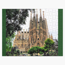 (Barcelona's Sagrada Familia Basilica=7626) Jigsaw Puzzle Wooden 300-Piece for Adults Kids Seniors- Home Decor Family Activity Game Wall Art 38x26cm / 15x10inch Birthday Party Gift Toy
