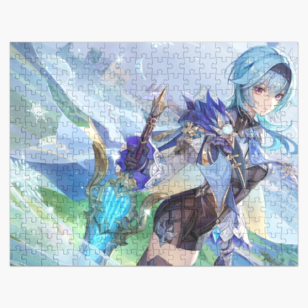 Photos - Jigsaw Puzzle / Mosaic Jigsaw Puzzle Wooden 300-Piece for Adults Kids Seniors- Home Decor Family Activity Game Wall Ar(Eula - Genshin Impact=7857)