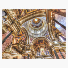 (St Paul's Cathedral Mdina Malta=8600) Jigsaw Puzzle Wooden 300-Piece for Adults Kids Seniors- Home Decor Family Activity Game Wall Art 38x26cm / 15x10inch Birthday Party Gift Toy