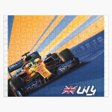 (Lando Norris Mclaren F1 Driver=9229) Jigsaw Puzzle Wooden 300-Piece for Adults Kids Seniors- Home Decor Family Activity Game Wall Art 38x26cm / 15x10inch Birthday Party Gift Toy