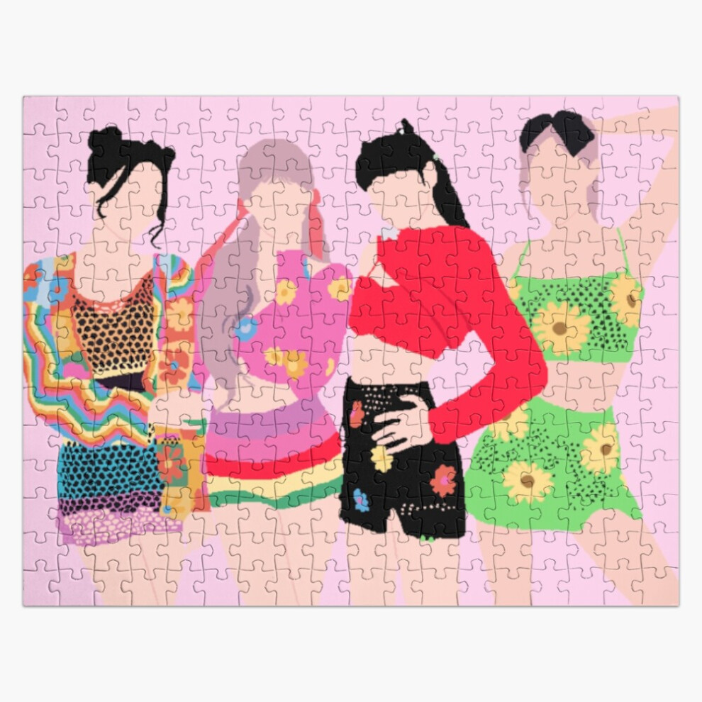 Bearlad (Blackpink Ice =9286) Jigsaw Puzzle Wooden 300-Piece For Adults Kids Seniors- Home Decor Family Activity Game Wall Art 38X26cm / 15X10inch Birth Cream