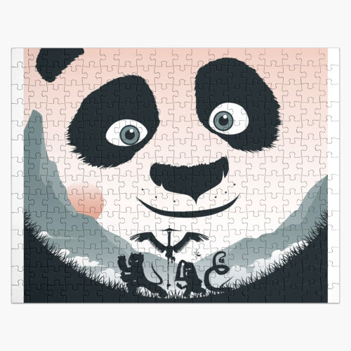 (Kung Fu Panda=9563) Jigsaw Puzzle Wooden 300-Piece for Adults Kids ...