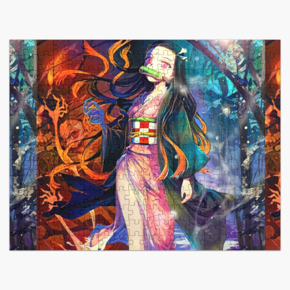 (Two Brothers Two Face=9891) Jigsaw Puzzle Wooden 300-Piece for Adults Kids Seniors- Home Decor Family Activity Game Wall Art 38x26cm / 15x10inch Birt-image-OPC-PGDJ2GB-NEW
