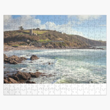(Wembury Beach, Devon=9939) Jigsaw Puzzle Wooden 300-Piece for Adults Kids Seniors- Home Decor Family Activity Game Wall Art 38x26cm / 15x10inch Birthday Party Gift Toy