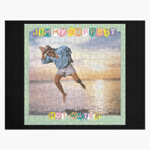 (Jimmy Buffett hot water=9914) Jigsaw Puzzle Wooden 300-Piece for Adults Kids Seniors- Home Decor Family Activity Game Wall Art 38x26cm / 15x10inch Birthday Party Gift Toy