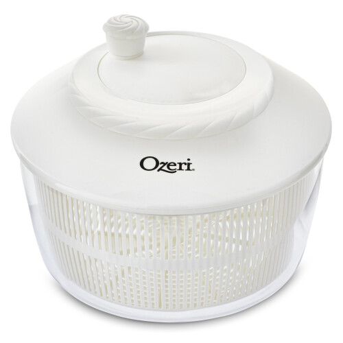 Ozeri Ιταλικής Κατασκευής Fresca Σαλατιέρα και Μπολ Σερβιρίσματος, Χωρίς BPA, Λευκό, 4.4 qt