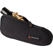 Baritonsaxofoon Neopreen Mondstuk Zak met Rits - Zwart, Model N277