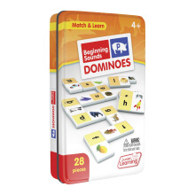 Junior Learning Beginning Sound Dominoes P?dagogiske actionspil Multi (JL492)