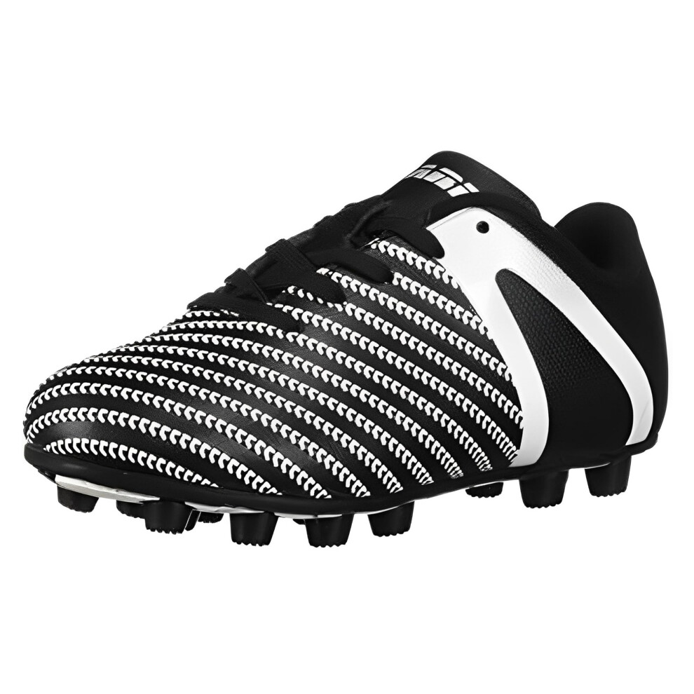 Vizari Unisex Impact Fg Fu Ballschuh, Schwarz/Wei , 6 Regular Us, Gro Es Kind-image