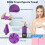 BOGI Microfiber Quick Dry Sportsh?ndkl?de Lilla 60""""x30""""+16""""x16"""" 4