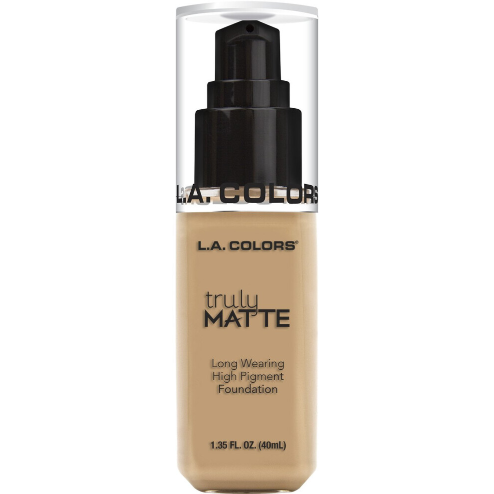 La V Rit L.a. Colors Truly Matte Foundation Natural 1.35 Fl Oz