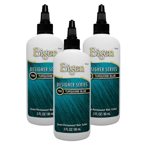 Bigen Bigen Semi-permanent hrfrg #Tb3 Turkosbl 3 ounce (88 ml) (3-pack)