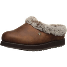 Skechers Women's Keepsakes-R E M Faux Fur Lined Shootie with Memory Foam Slipper, Black, 6