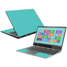 MightySkins Skin compatibile con Lenovo Yoga 920-13IKB - Turchese | Pellicola protettiva in vinile resistente e unica | Facile da applicare, rimu