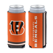 NFL Cincinnati Bengals Slim Can Cooler Team Colors One Size
