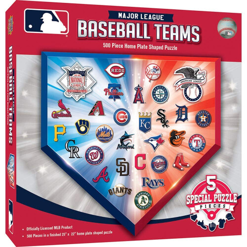 MLB 500-delars pussel i hemplate-form 2