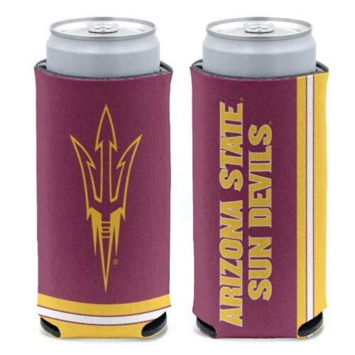 NCAA Arizona State Sun Devils Slim Can Cooler Team Colors One Size