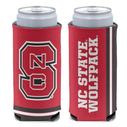 NCAA North Carolina State Wolfpack Slim Can Cooler Team Colors One Size