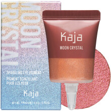 Kaja Eyeshadow - Moon Crystal | Sparkling Eye Pigment  Shimmering Rose Duo-chrome Finish  Highly Pigmented  Glitter  04 Rose Quartz  0.29 Oz