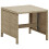 VidaXL vidaXL Gartenhocker 2 Stk. mit Sitzkissen Poly Rattan Beige 3