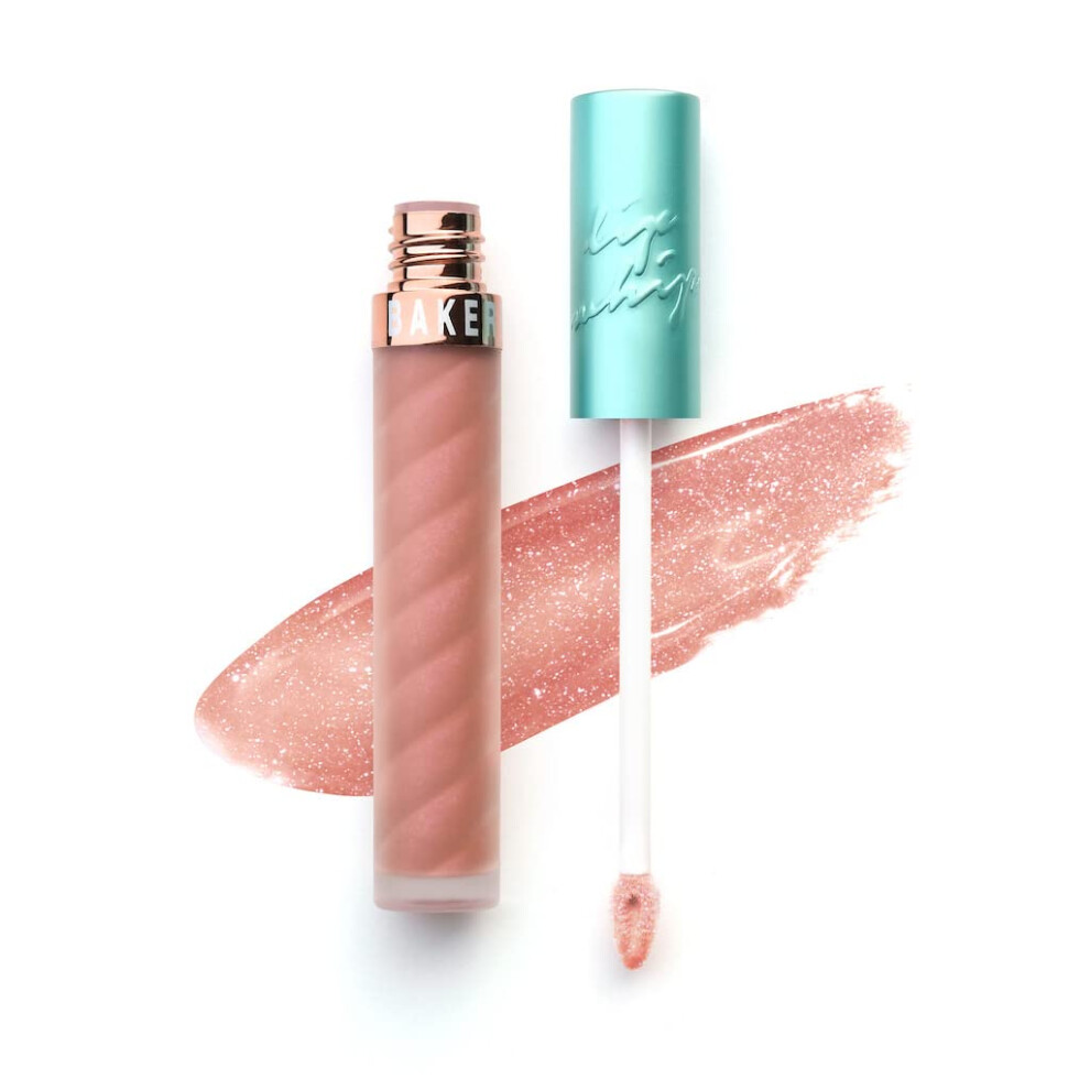 Beauty Bakerie Lip Gloss High Shine Lip Whip Liquid Shimmer Lipstick Cruelty Free Vegan Lipgloss For Women 3.5Ml Drive Me Glazy