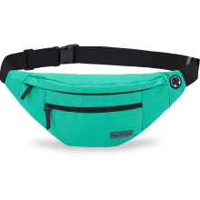 MAXTOP Large Crossbody Fanny Pack Belt Bag with 4-Zipper Pockets Gifts for Enjoy Sports Festival Workout Traveling Running Casual Hands-Free Wall