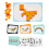 Ridley's Games Pixelate Wood/Paper Game Orange 2