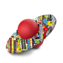 Sun Pogo Ball fr Kinder und Erwachsene bis zu 200 Pfund Balance Koordination Trick Bounce Board Pop Ball Cool Fun Challenge Indoor Outdoor -Spie