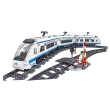 0310 Train batterie moteur électrique Mini figurines blocs de construction éducatifs jouets pour enfants sans