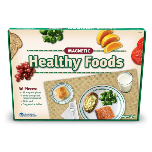 Learning Resources Aliments sains magnétiques 2