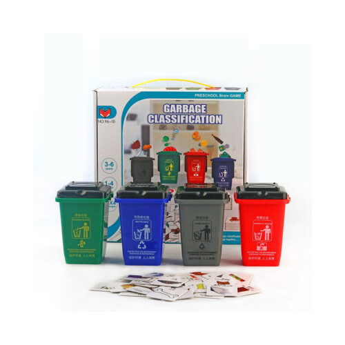 Jouet de Classification des poubelles, éducation précoce, jeu de Table, nouveautés 1