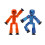 Zing StikBot Dual Pack - Comprend 2 StikBots - Figurines d'action et accessoires à collectionner Animation Stop 1