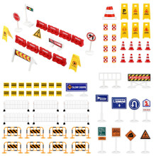 NUOBESTY Ensemble de panneaux de signalisation de construction 1 ensemble de panneaux de signalisation pour enfants,