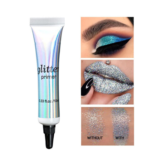 AKARY Mini Primer Glitter για Μακιγιάζ Ματιών, Χείλη και Πρόσωπο, Μακράς Διάρκειας 2